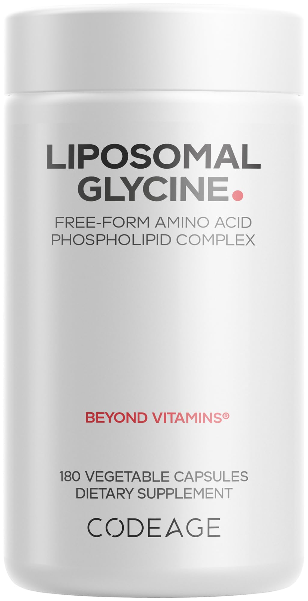 Codeage Liposomal Glycine+ 180 Capsules