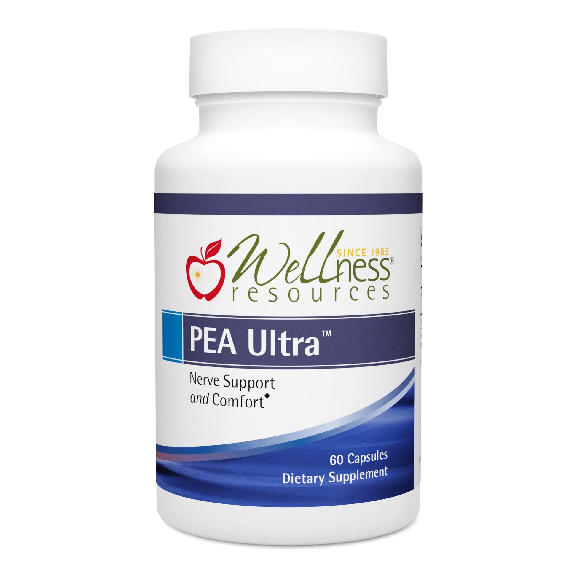 Wellness Resources Pea Ultra with Levagen+ High Absorption Pea Supplement for Minor Pain, Joint Health, Sleep Support, Brain Health & Stress Support - Palmitoylethanolamide 300mg, 60 Capsules