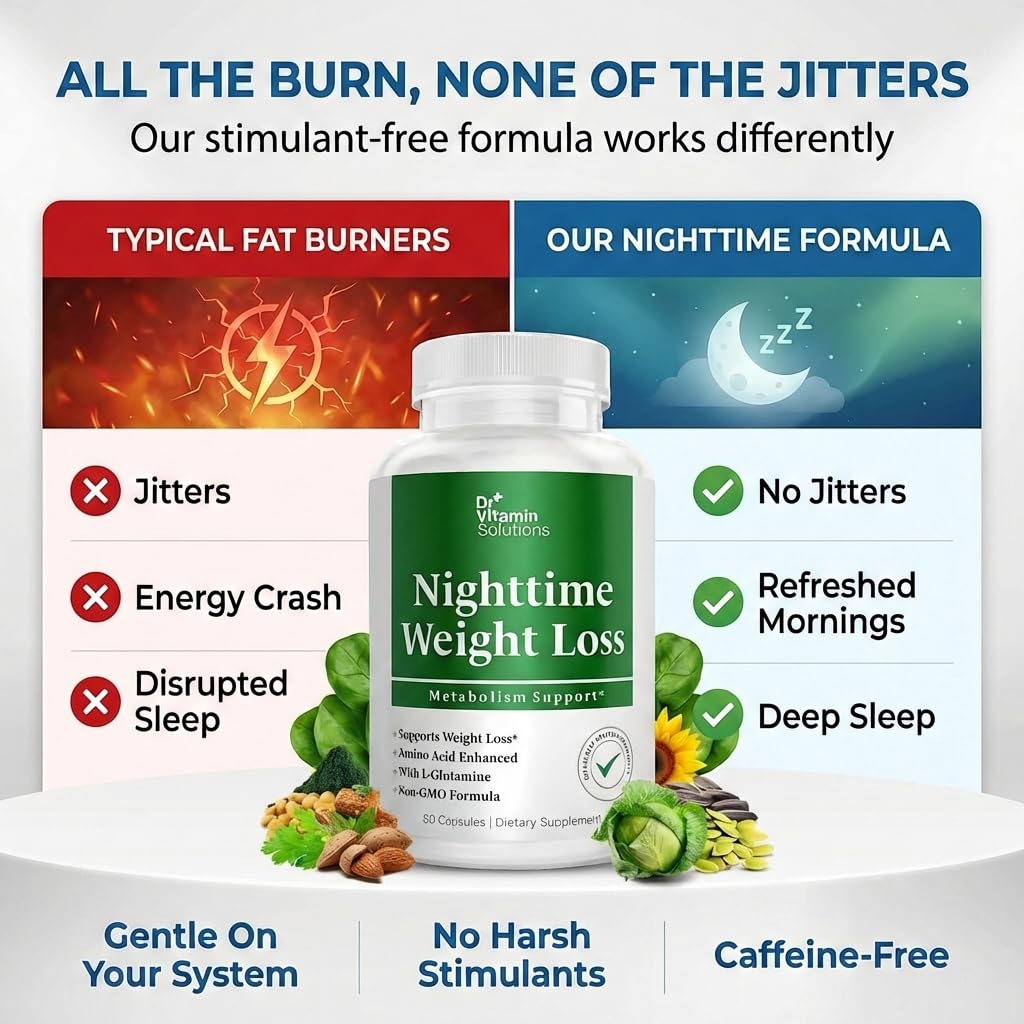 DR VITAMIN SOLUTIONS Nighttime Fat Burner Capsule 60 Count