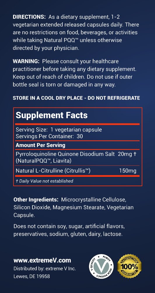 Extreme V, Inc NaturalPQQ Capsule 1