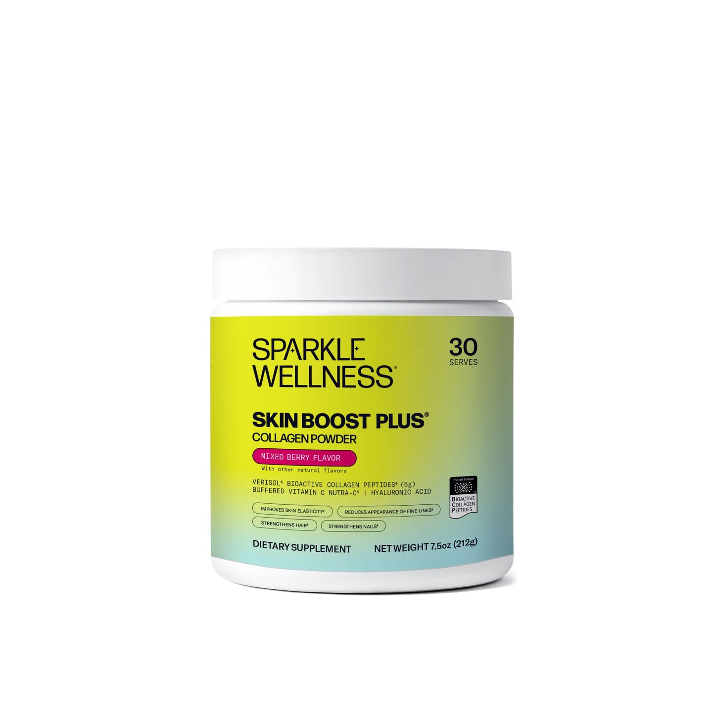 Sparkle Wellness Skin Boost Plus VERISOL Collagen for Face Powder 7.4