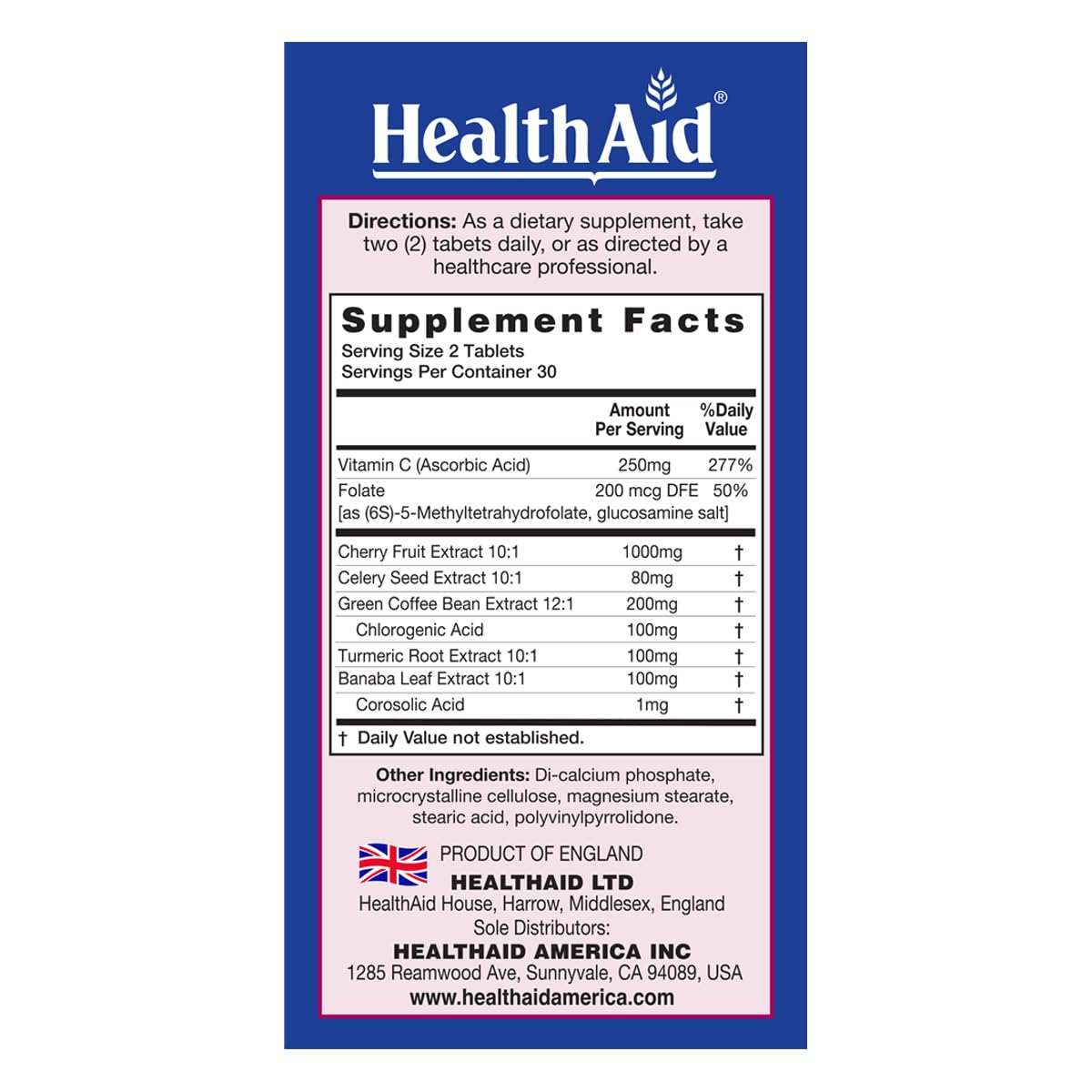 HealthAid Uriprinol 60 Tablets
