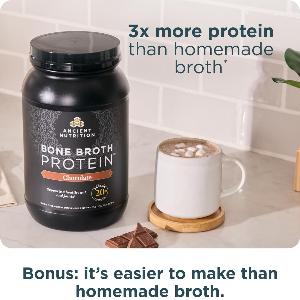 Ancient Nutrition Bone Broth Protein Powder 40 Servings