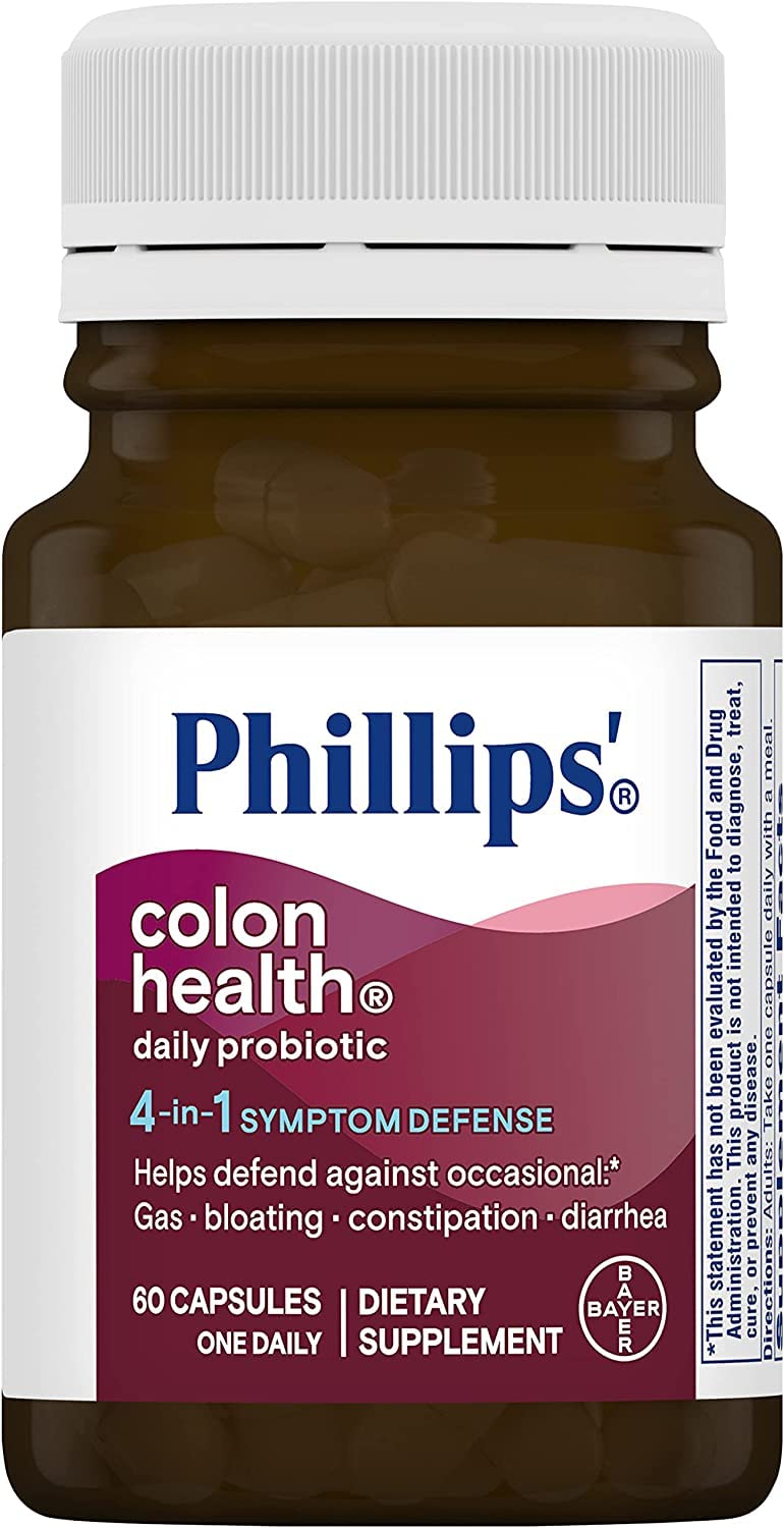 Phillips' Colon Health Daily Probiotic Capsules, 120 Count