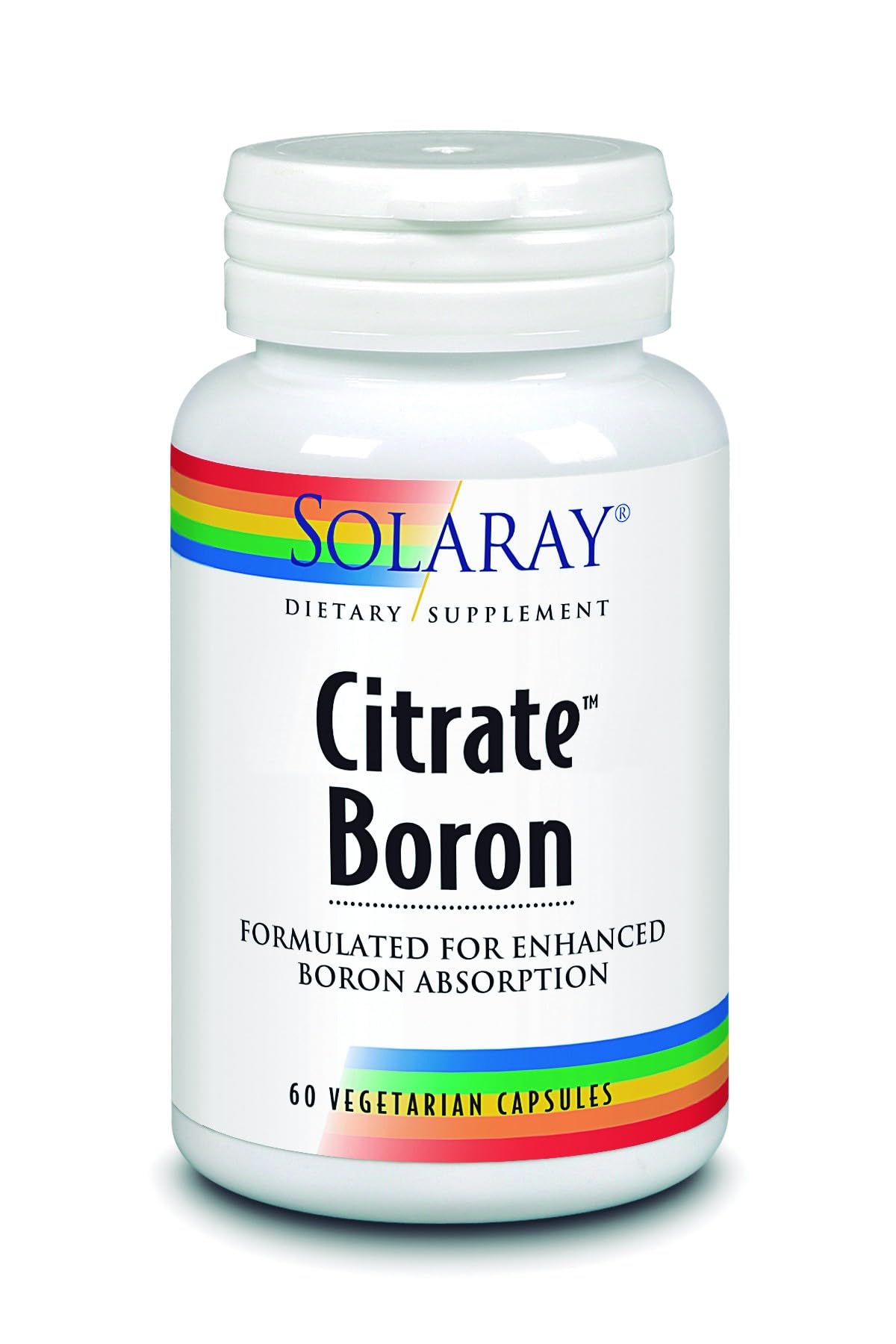 Solaray Biocitrate Boron Supplement Capsule 3mg 60 Count