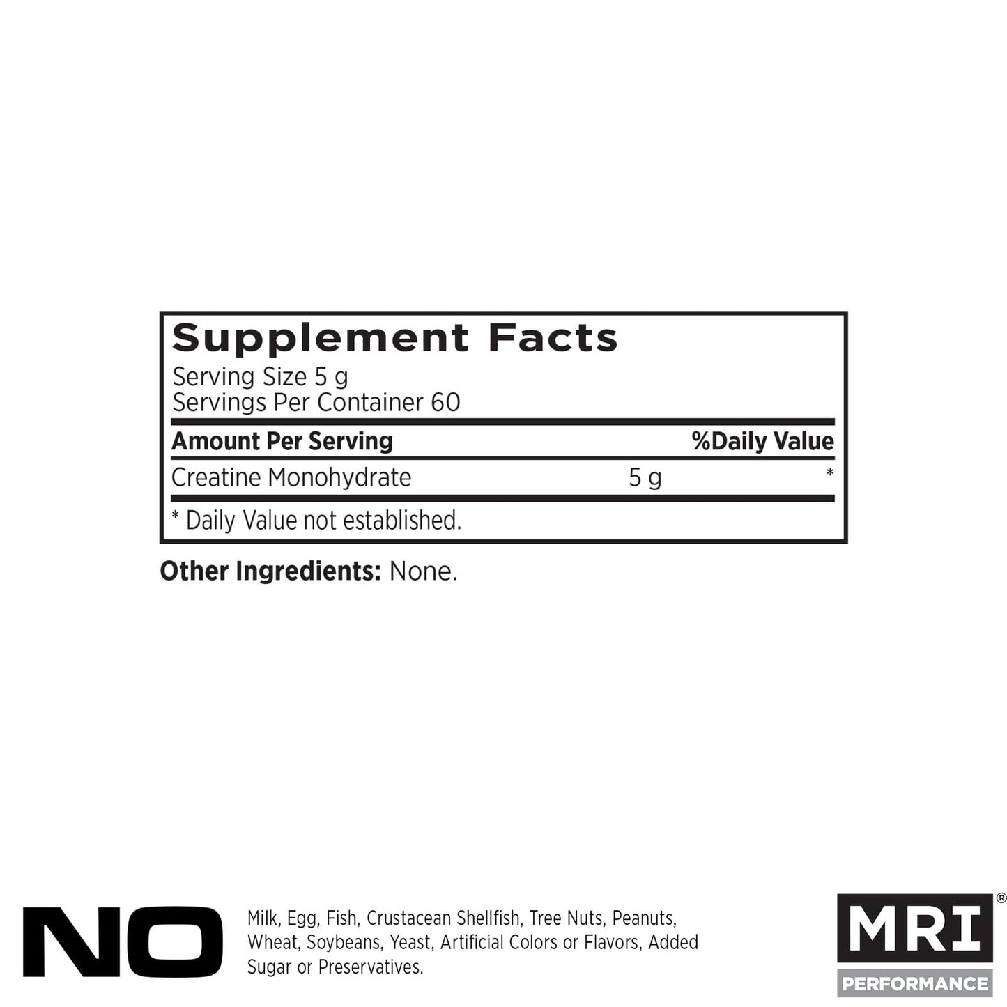MRI Creatine Monohydrate Powder 10.56 Ounce