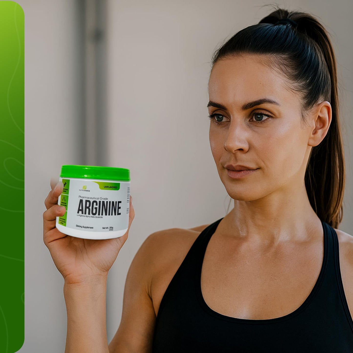 NutraForce L-Arginine Alpha-Keto Glutarate Powder, 8.82 oz