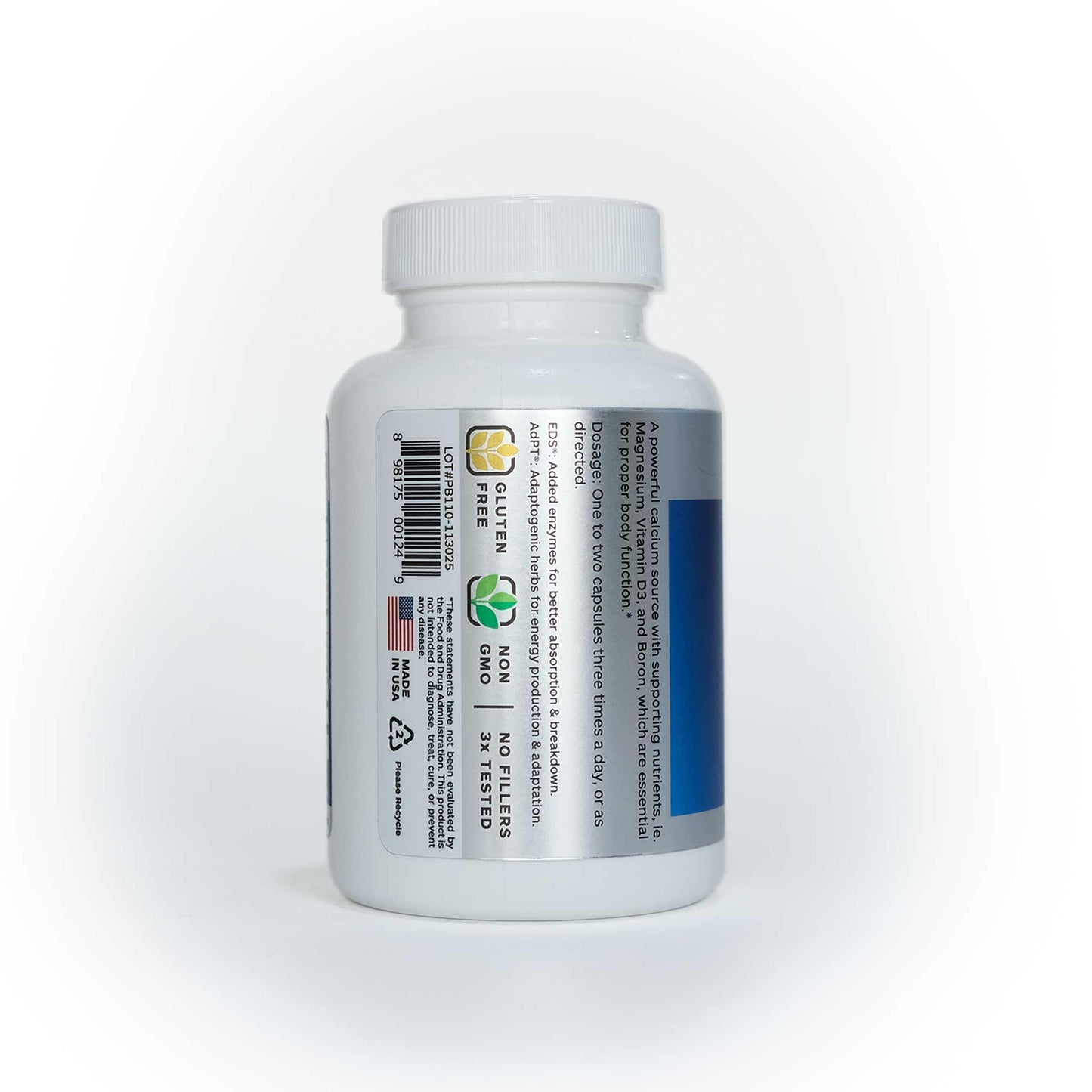 Professional Botanicals Calcium Magnesium and Boron Capsules, 90 Vegetarian Capsules