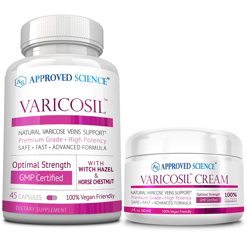Approved Science Varicosil Varicose Veins Support Supplement Capsule 45 Capsules