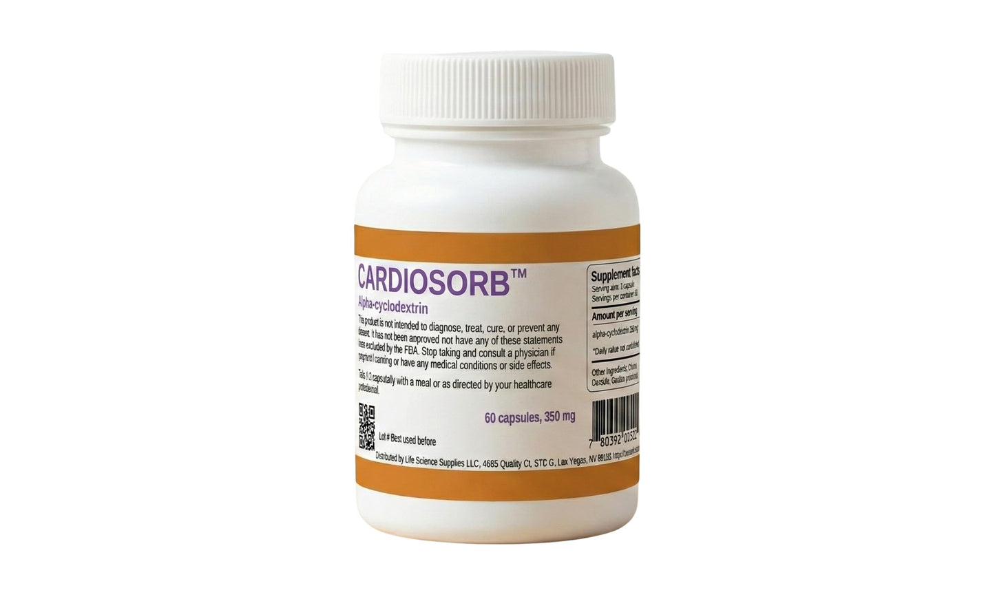 Cardiosorb Alpha-Cyclodextrin Capsule, 60 Count