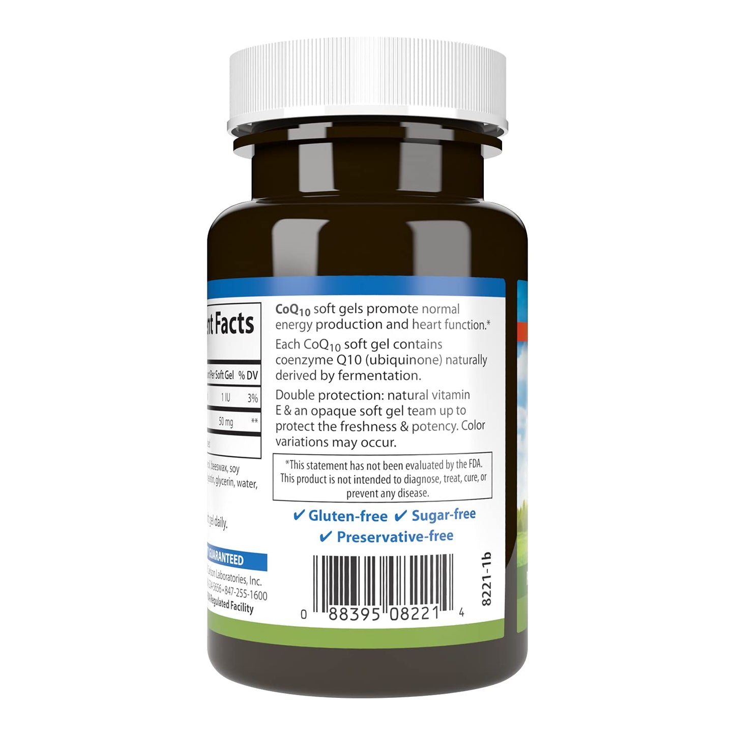 Carlson Co-Q10 Co-Enzyme Q10 50 mg Softgels, 120 Softgels