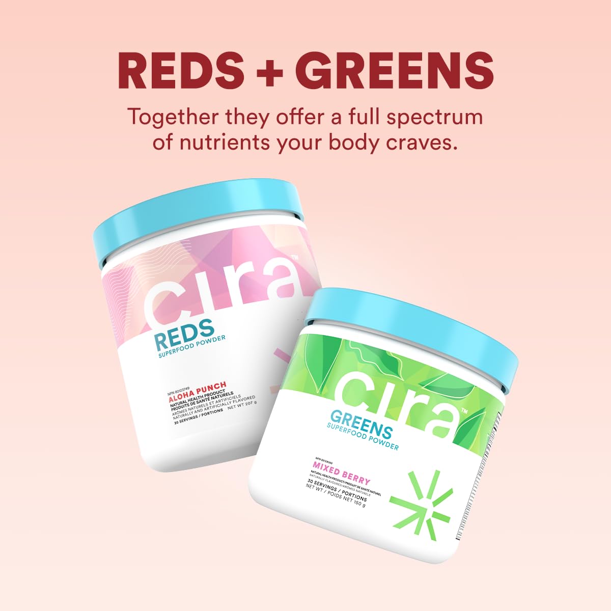 Cira Glow-Getter Reds Superfood Powder 7.19 oz