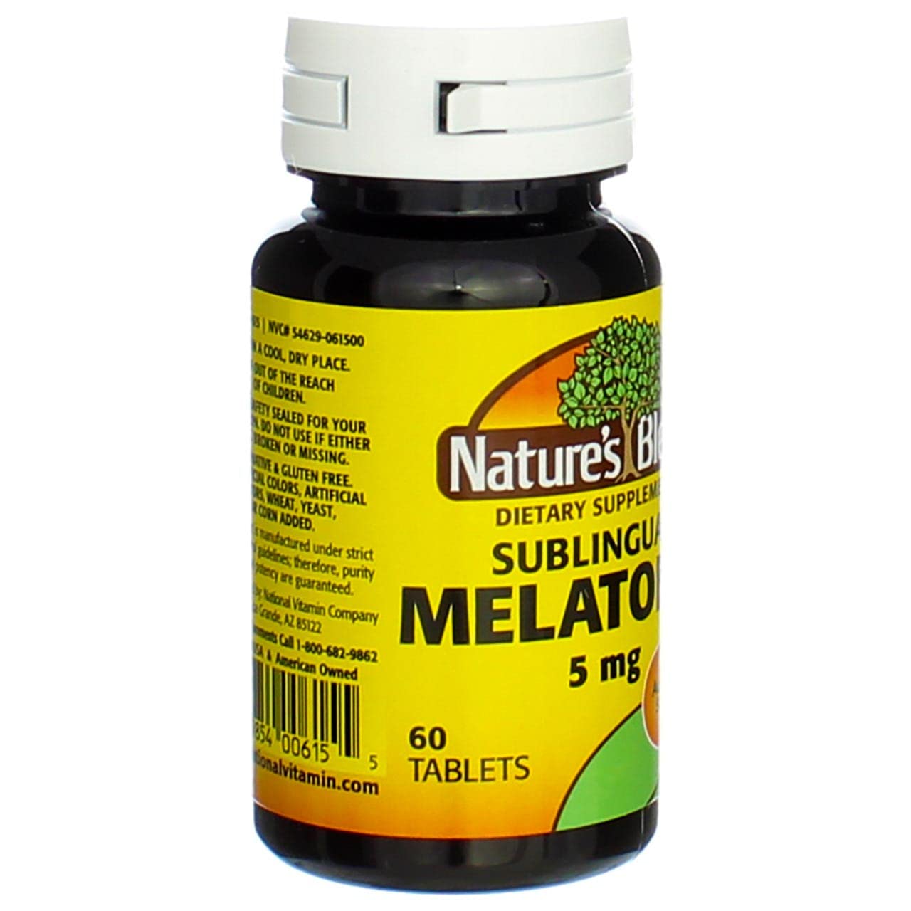 Nature's Blend Melatonin 5 mg Tablets, 240 Tablets