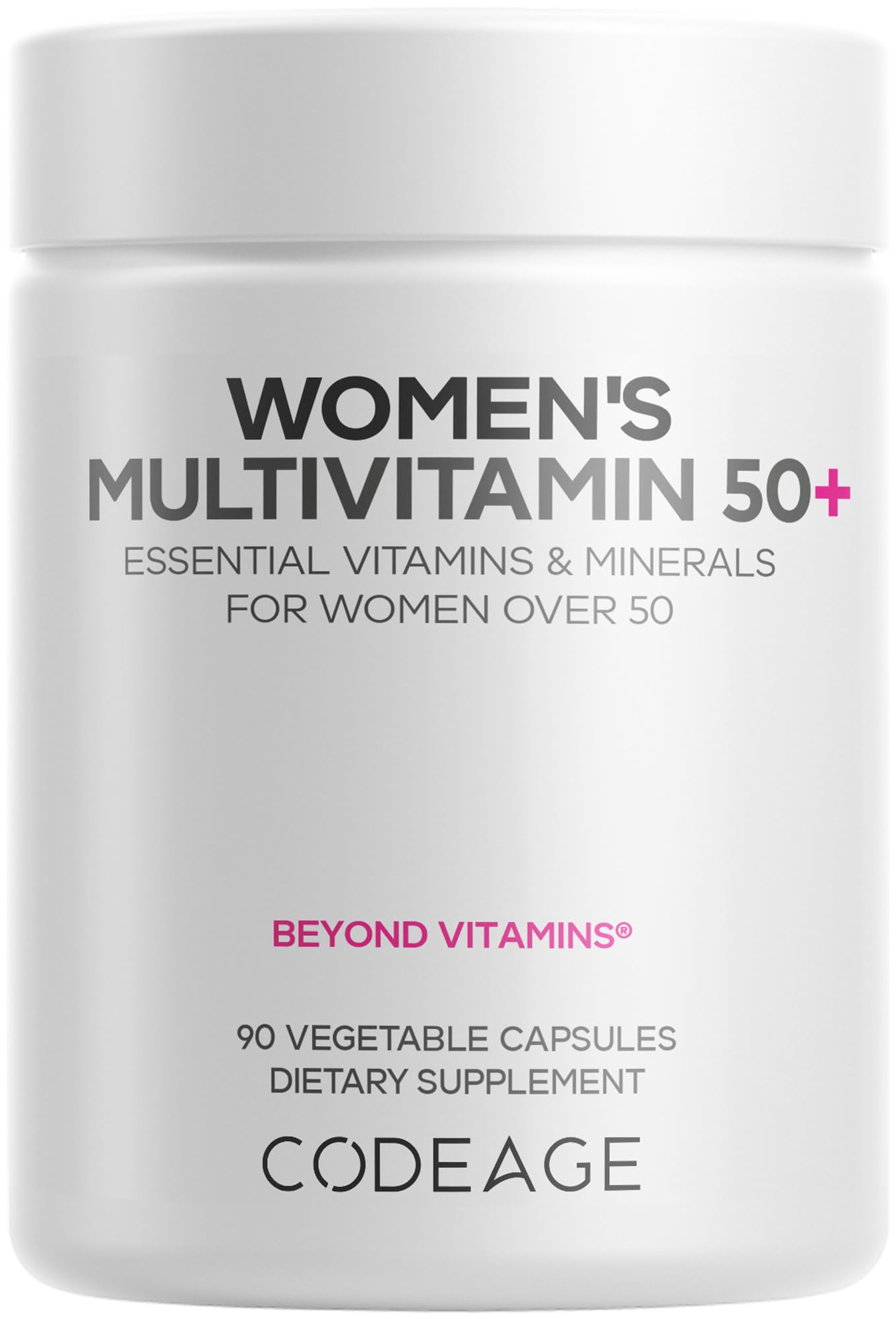 Codeage Women's Multivitamin 50+ Supplement Capsule, 90 Capsules