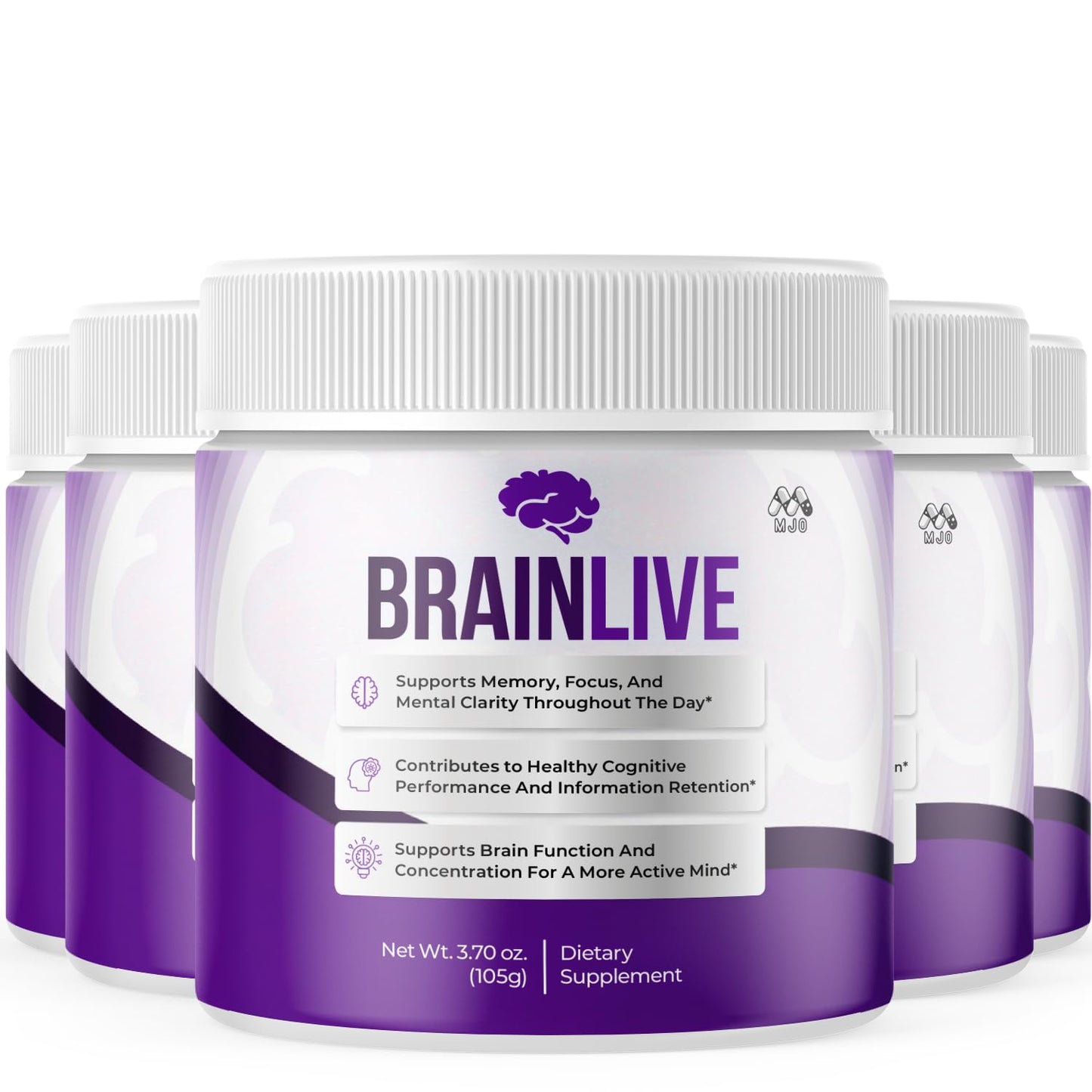 MJO Brainlive Powder 17.5 oz