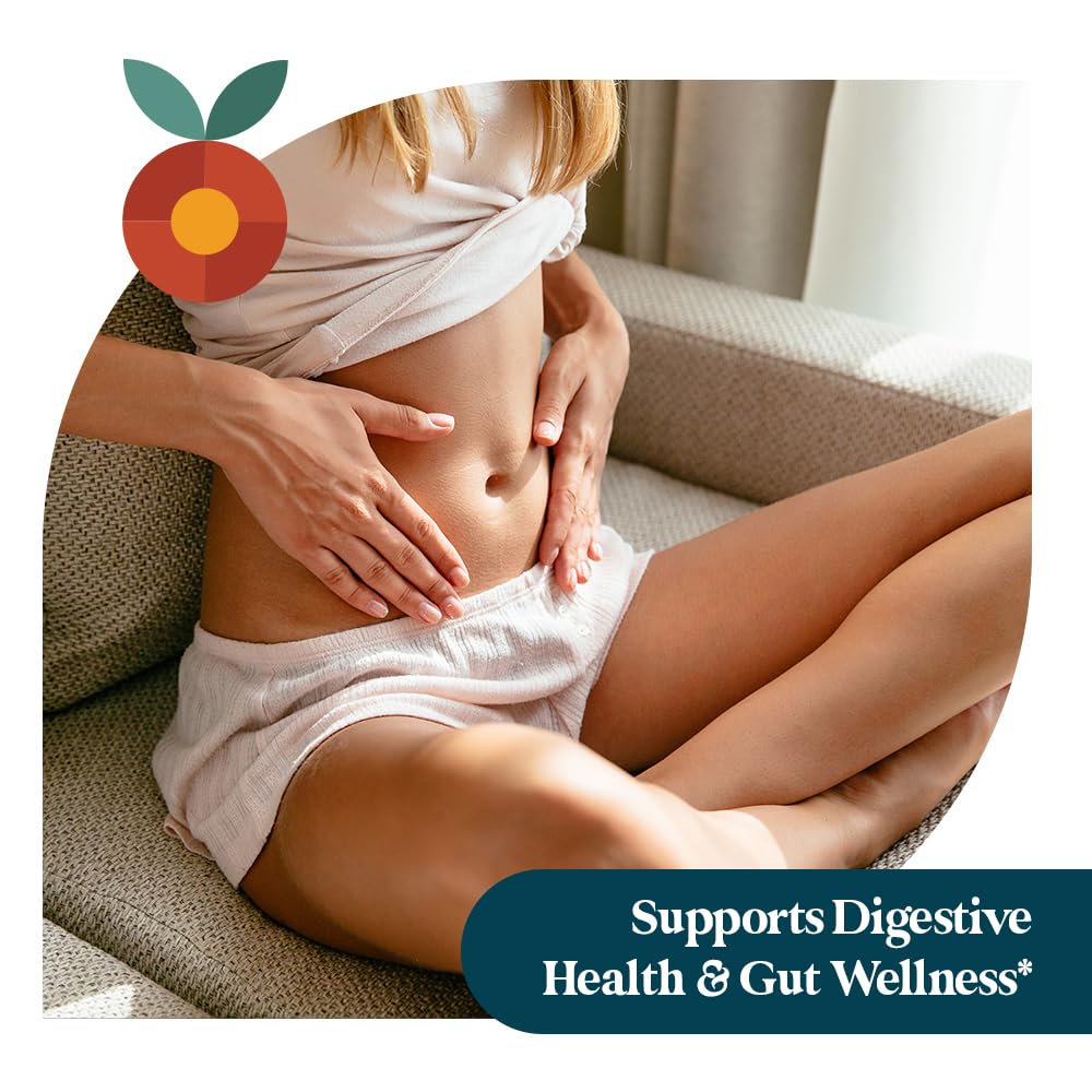 Pattern Wellness Gut Support Digestive Probiotic + Prebiotic Capsule, 30 Count