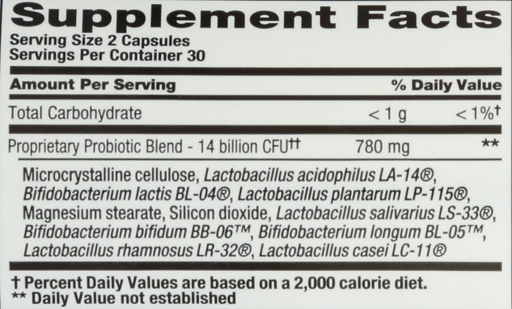 Nutrition Now PB 8 Pro-Biotic Acidophilus For Life 60 Capsules