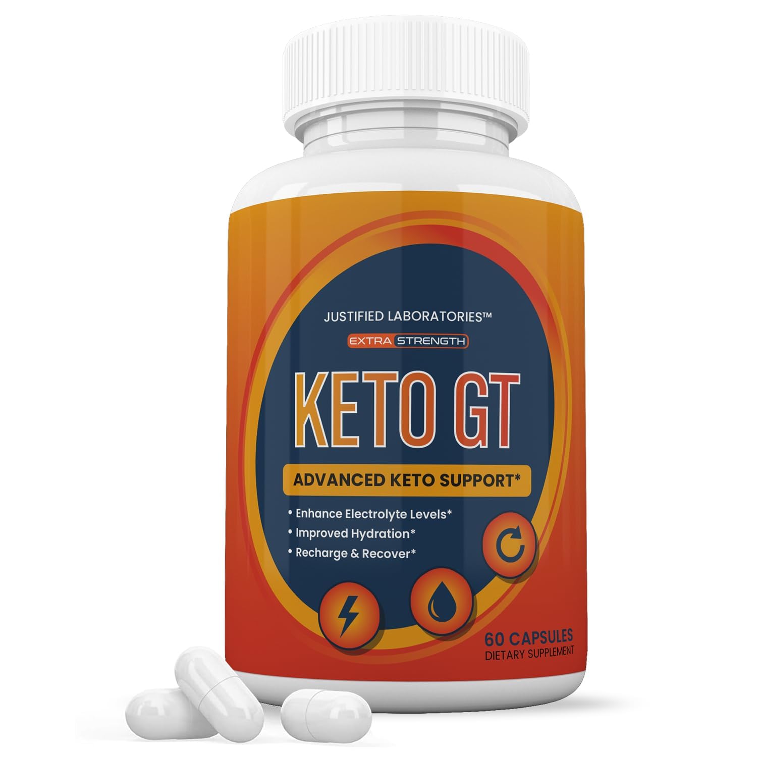 Justified Laboratories Keto GT Keto Pills 1275MG Capsule 60 Count