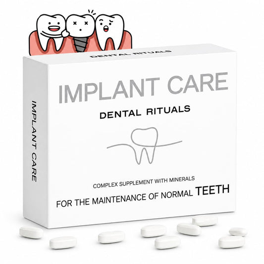Dental Rituals Implant Care – Bone Regeneration Supplement for Dental Implants, 30 Tablets