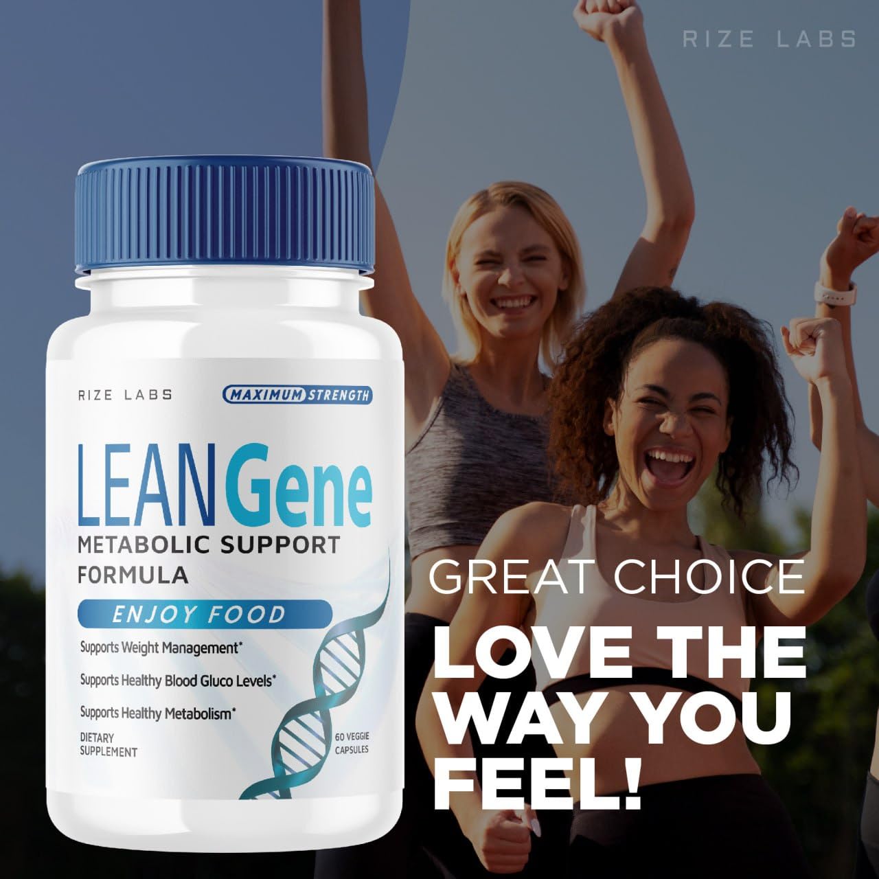 Rize Labs Lean Gene Capsules, 120 Capsules