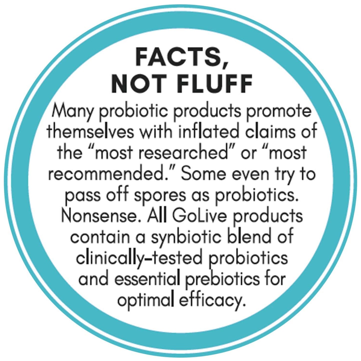 GoLive Probiotics & Prebiotics Glow for Beauty Synbiotic Powder, 25 Billion CFUs, 10 Strains, 2.8 Ounce