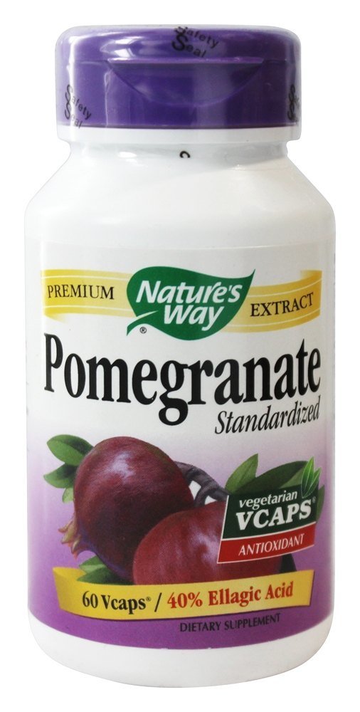 Nature's Way Standardized Pomegranate 60 Vegetarian Capsules