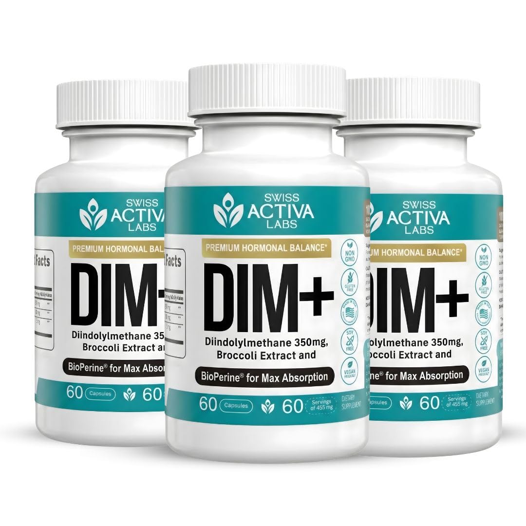 Swiss Activa+ Labs DIM Supplement Capsules 180