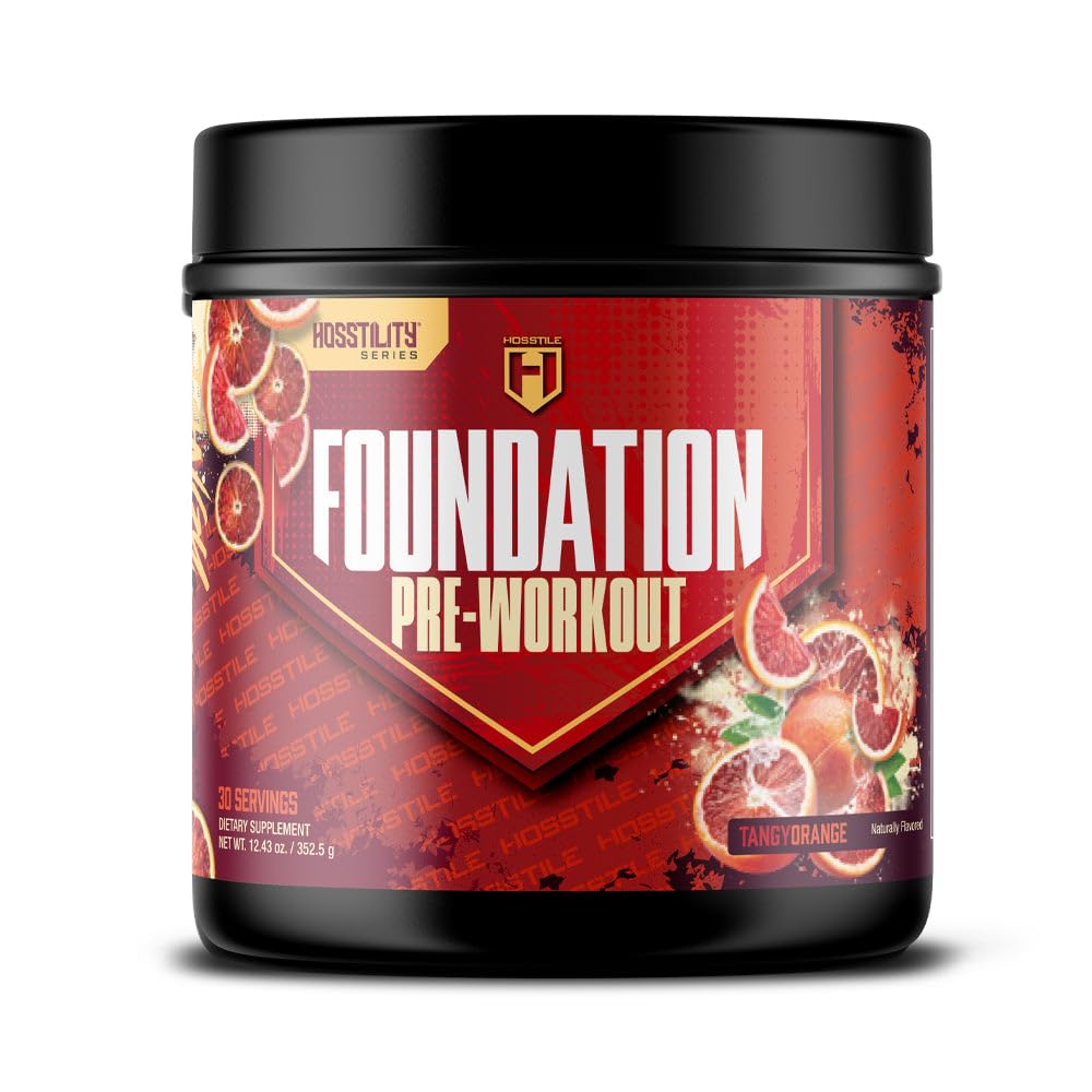 HOSSTILE Foundation Pre Workout Powder for Men & Women 12.4 Ounce