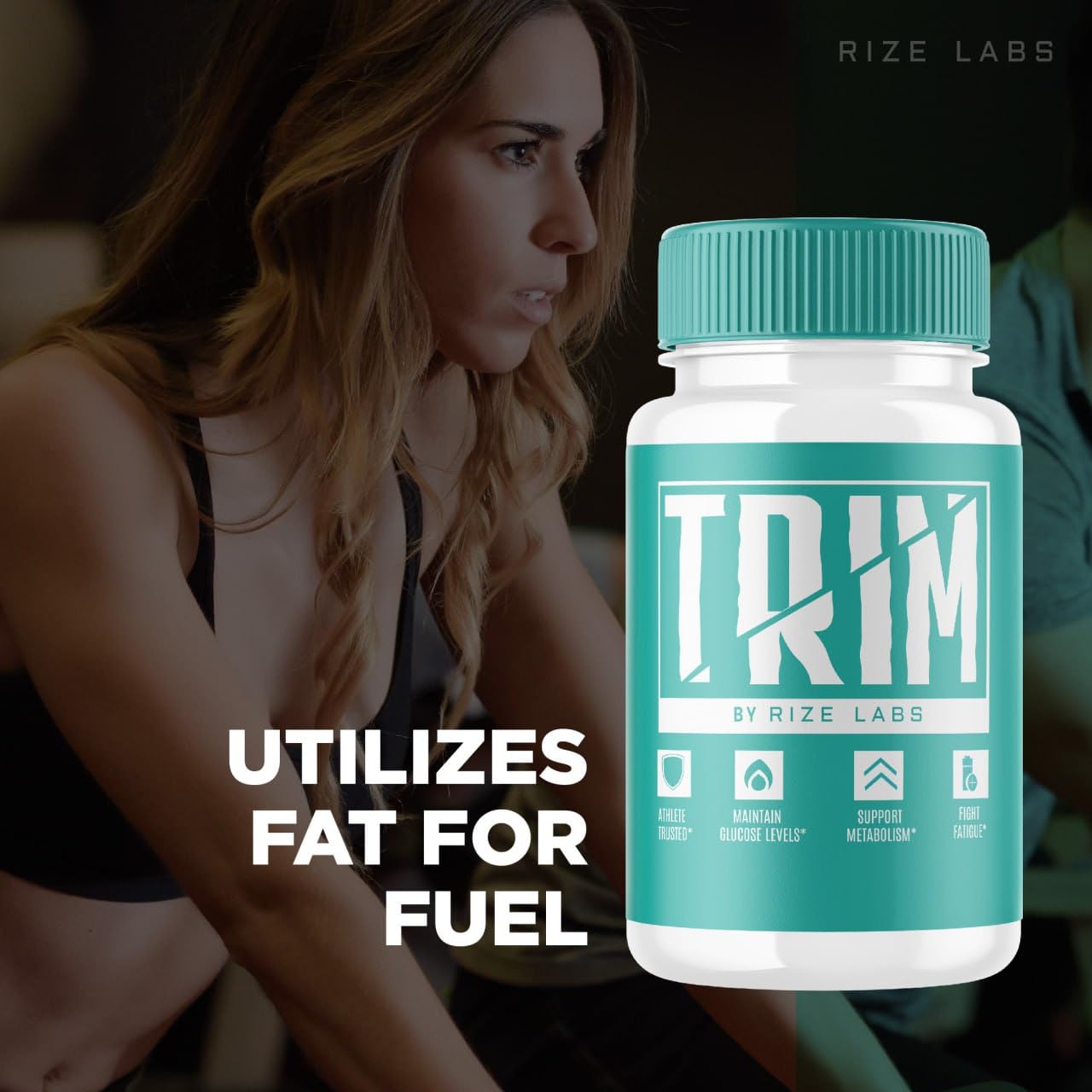 Rize Labs Trim Supplement Capsules, 180 Capsules