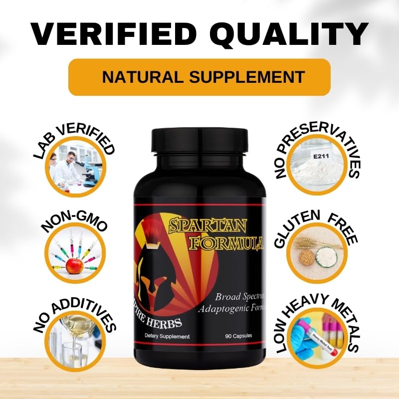 Lost Empire Herbs Spartan Adaptogenic Formula Capsules 90 Count