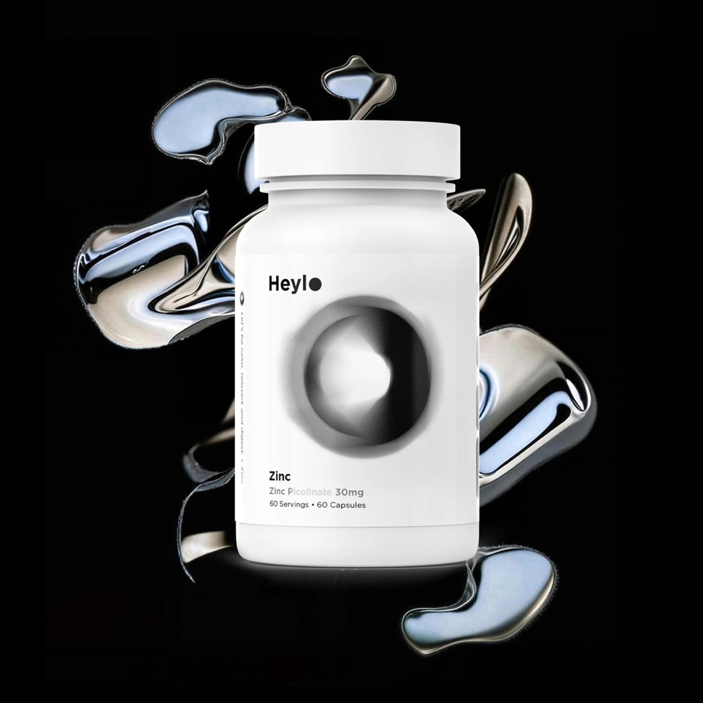 Heylo Health Zinc Picolinate 30 mg, 60 Capsules