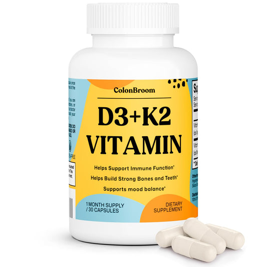 ColonBroom Vitamin D3 K2 Capsules 30 Capsules