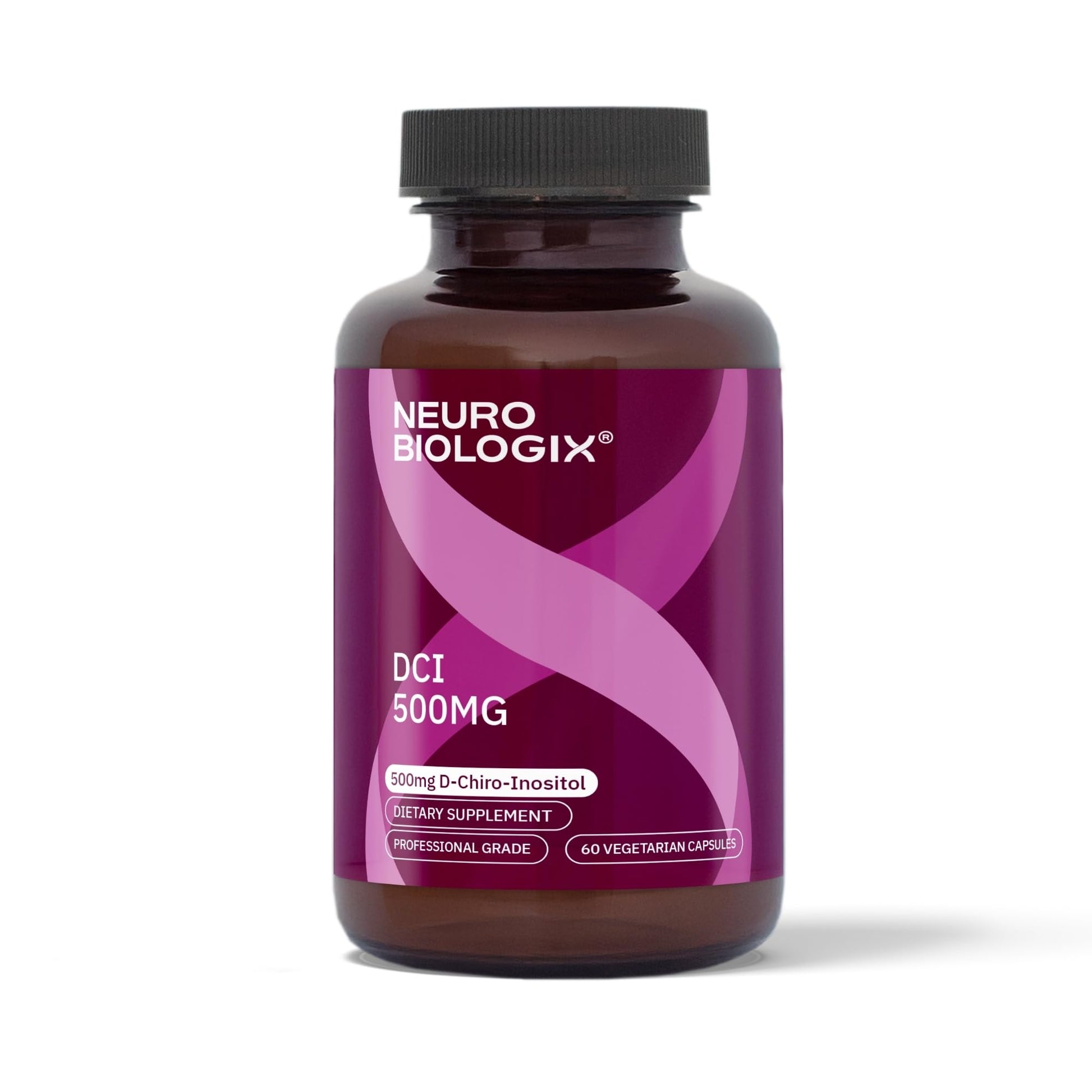 Neurobiologix D-Chiro Inositol 500 mg Capsules, 60 Count