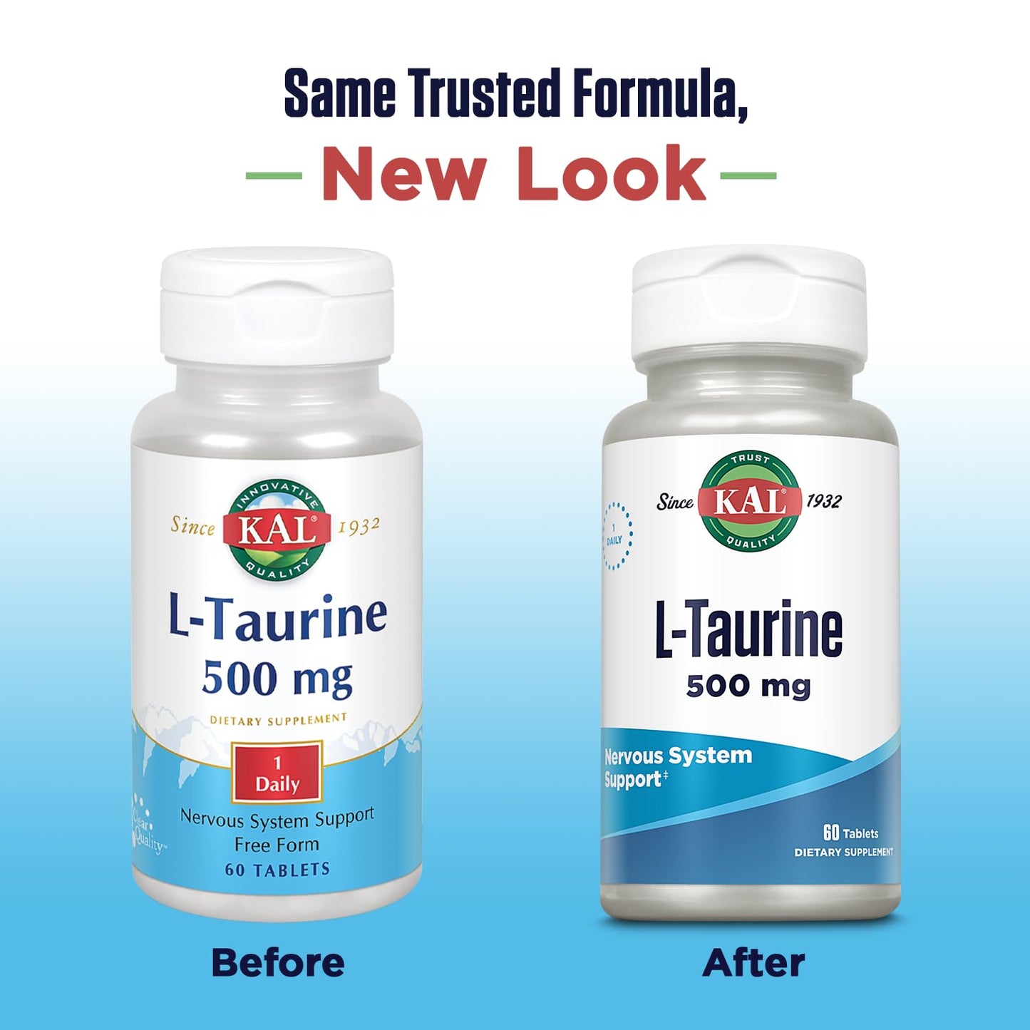 KAL L Taurine 500mg Tablet, 60 Tablets