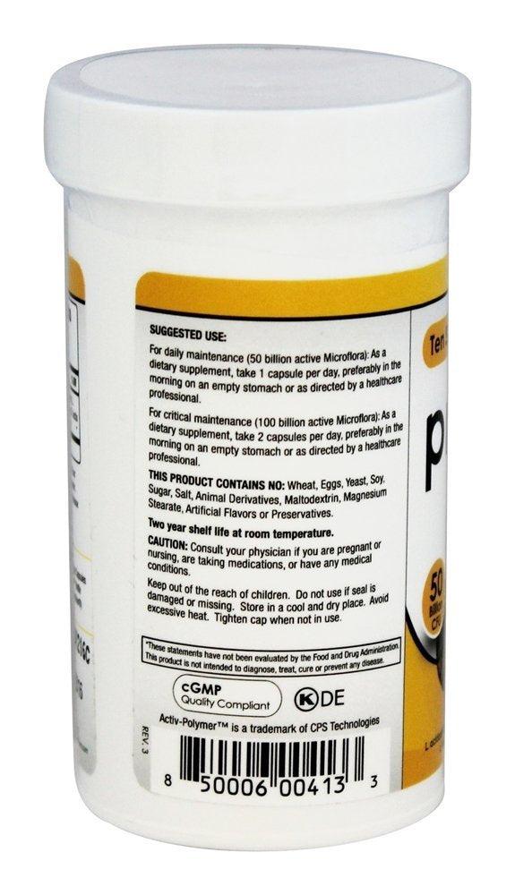 Probium Ten Strain 50 B Capsules, 60 Count