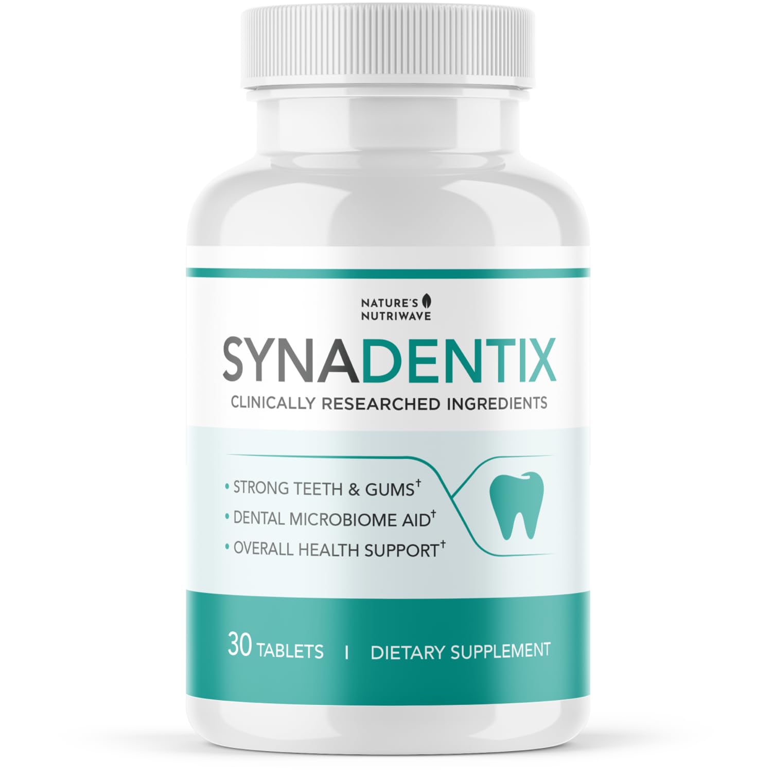 Nature’s NutriWave Synadentix Hydroxyapatite & Enzyme Tablets, 30 Tablets
