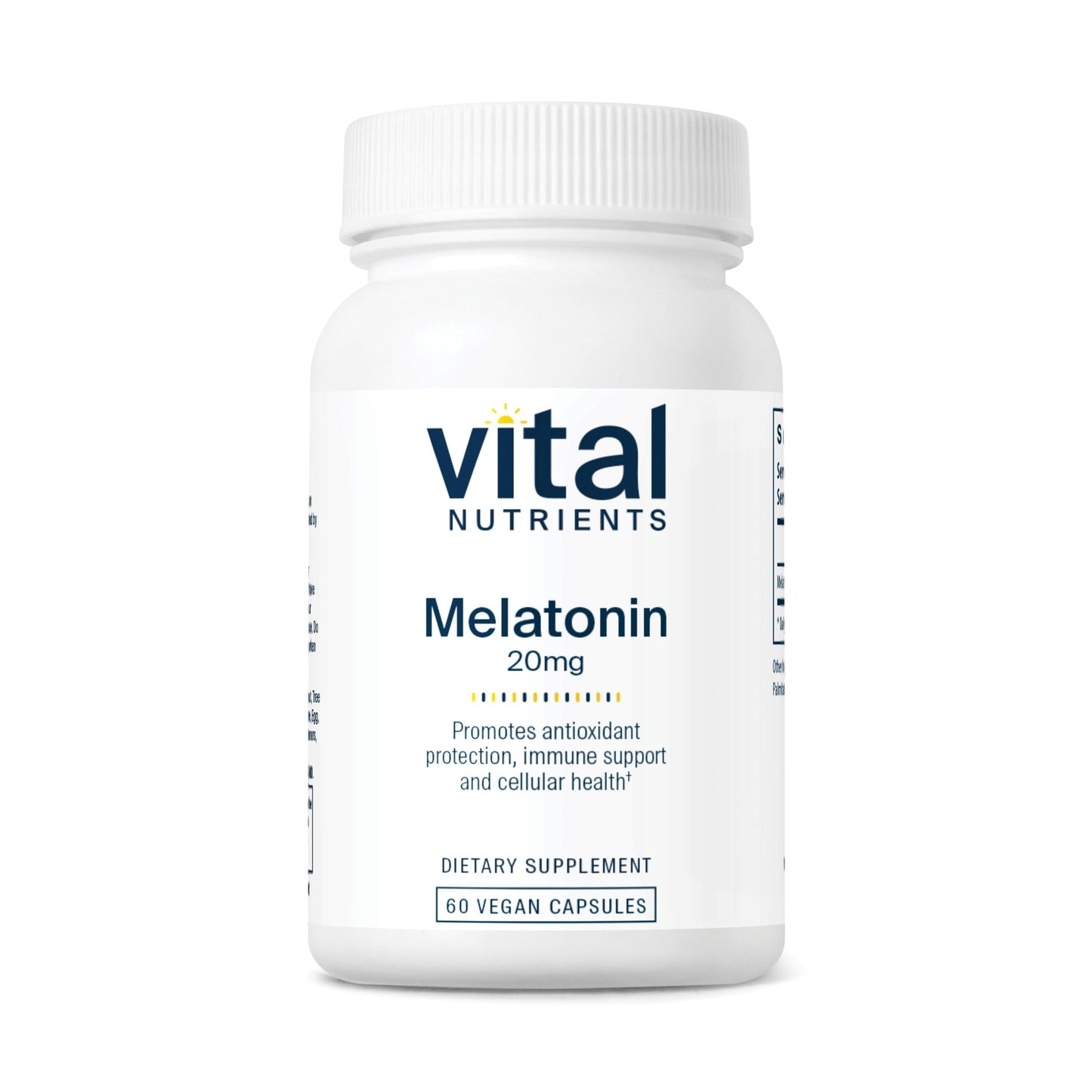 Vital Nutrients Melatonin 20mg Capsule, 60 Count