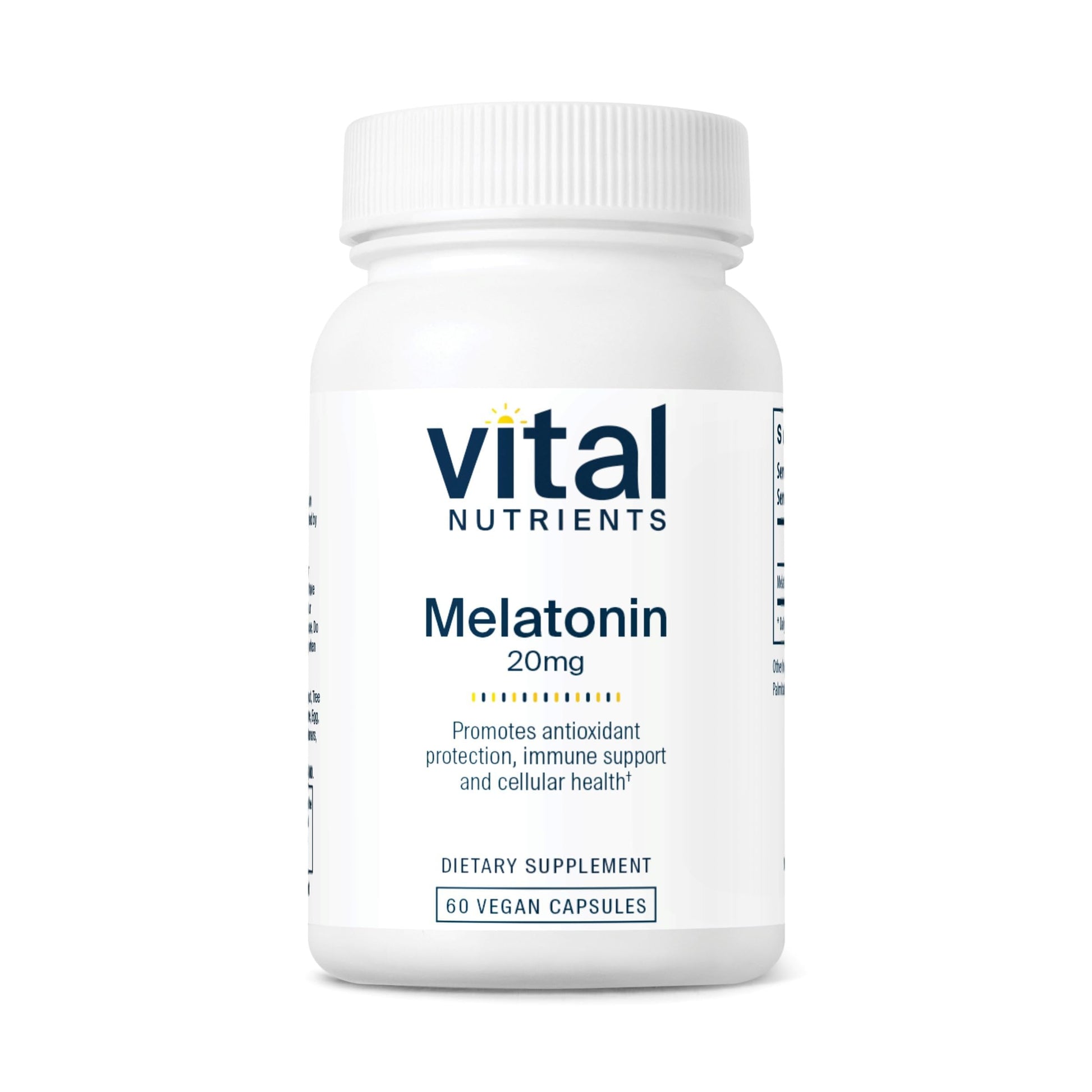 Vital Nutrients Melatonin 20mg Capsule, 60 Count