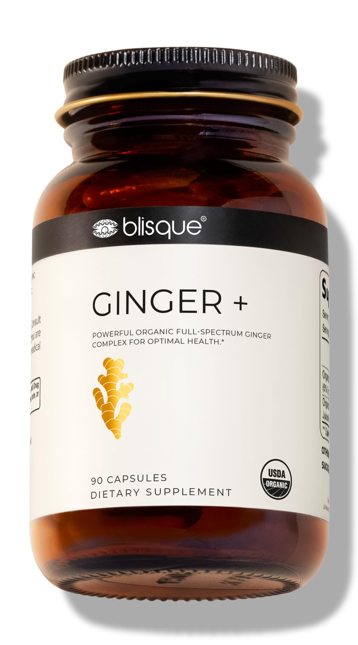 Blisque Organic Ginger Supplement 1 Capsule