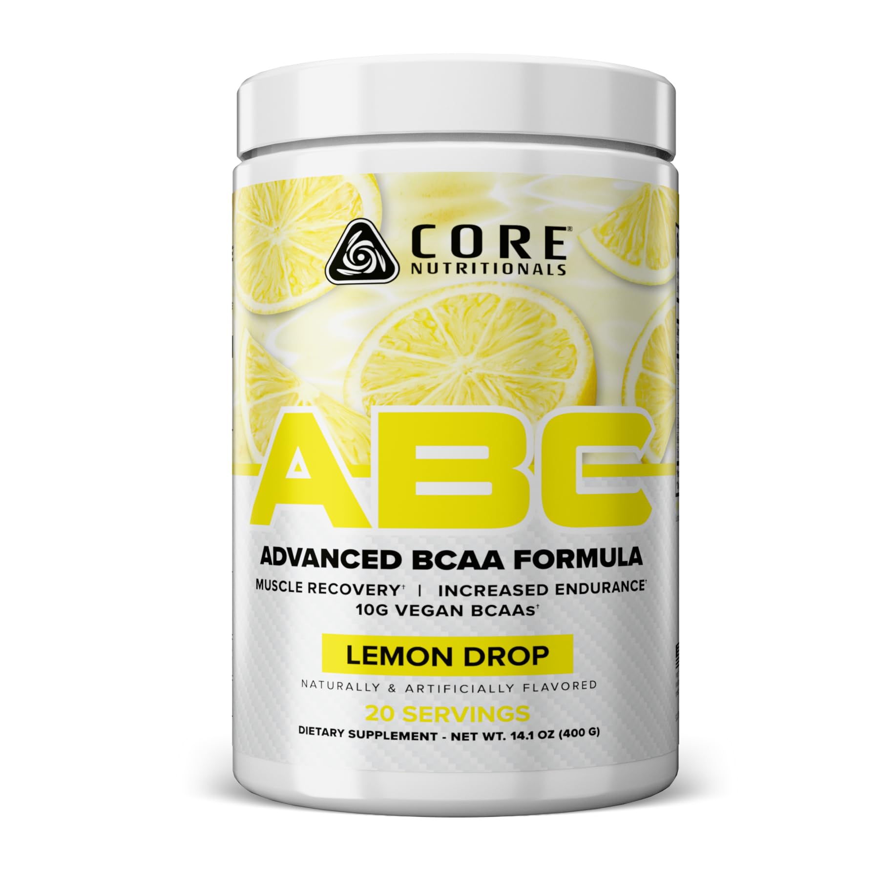 Core Nutritionals ABC Advanced BCAA Supplement Amino Acid Recovery Blend with Glutamine, Beta Alanine, Citrulline Malate Powder 14 Servings