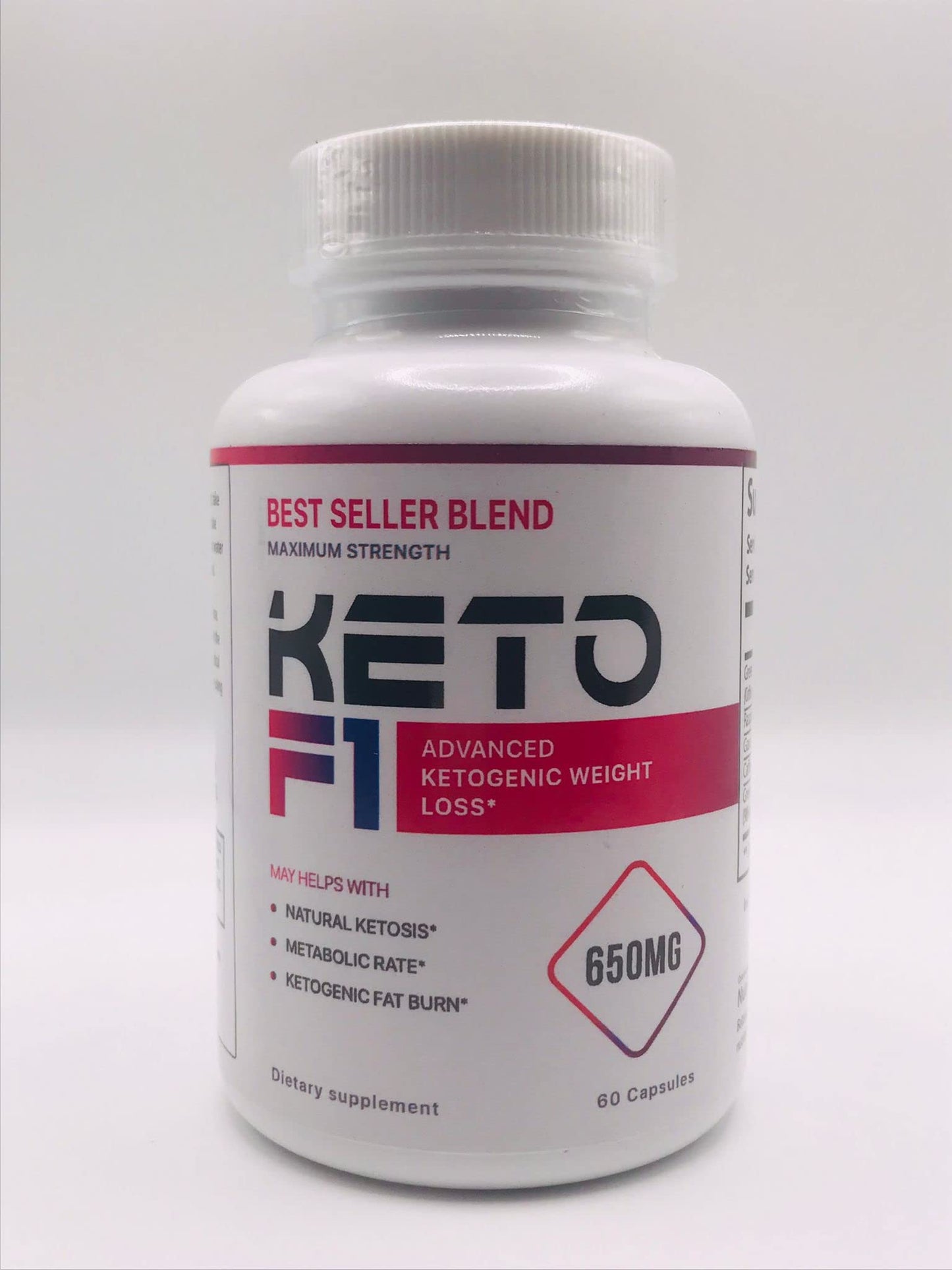 Nutra City Keto F1 Blend Formula Capsules, 180 Capsules