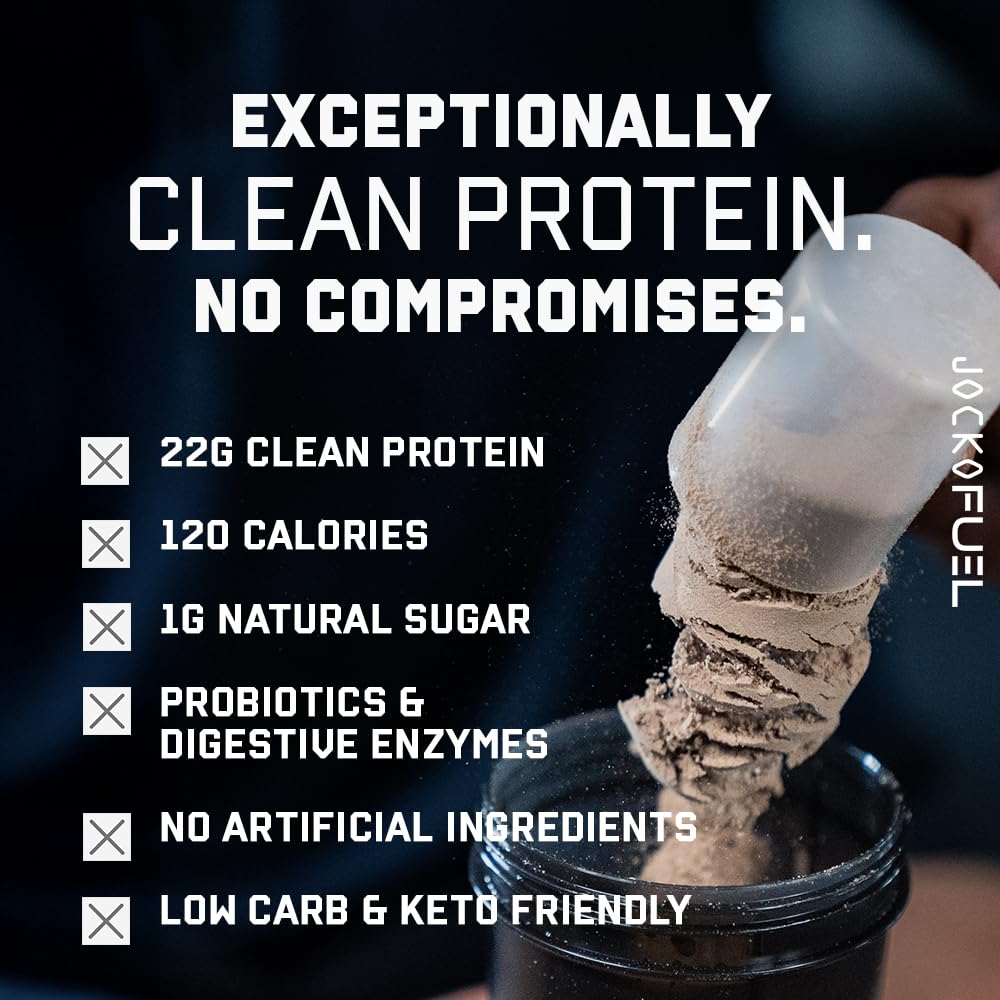 Jocko Fuel Whey Protein Powder Banana Cream, 32 Servings