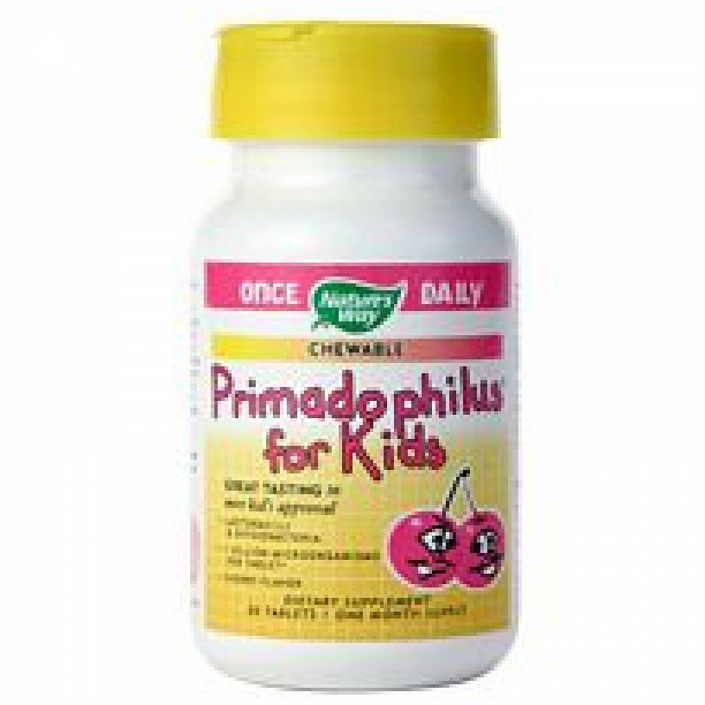 Nature's Way Primadophilus Kids Cherry Chewable 30 Count