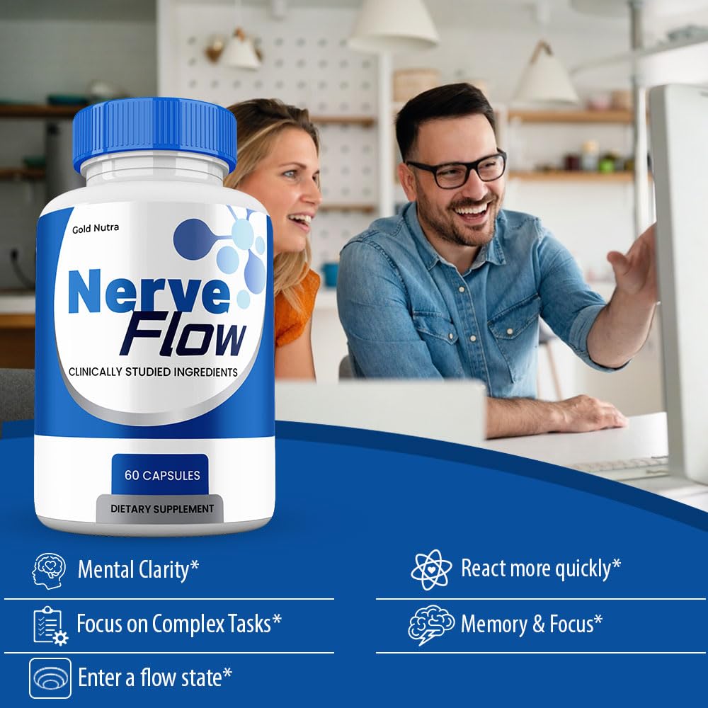 Gold Nutra Nerve Flow Capsule, 1 Count