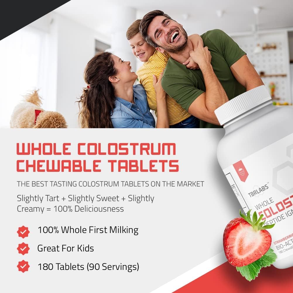 TBR Labs Bovine Colostrum Powder Tablets 180 Tablets