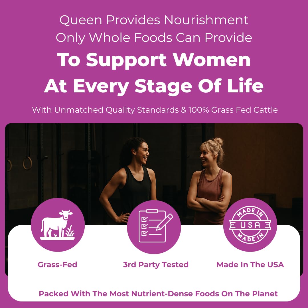 The Fittest Ever The Fittest Queen Organ Supplement, Hormone & Energy Support, 180 Capsules