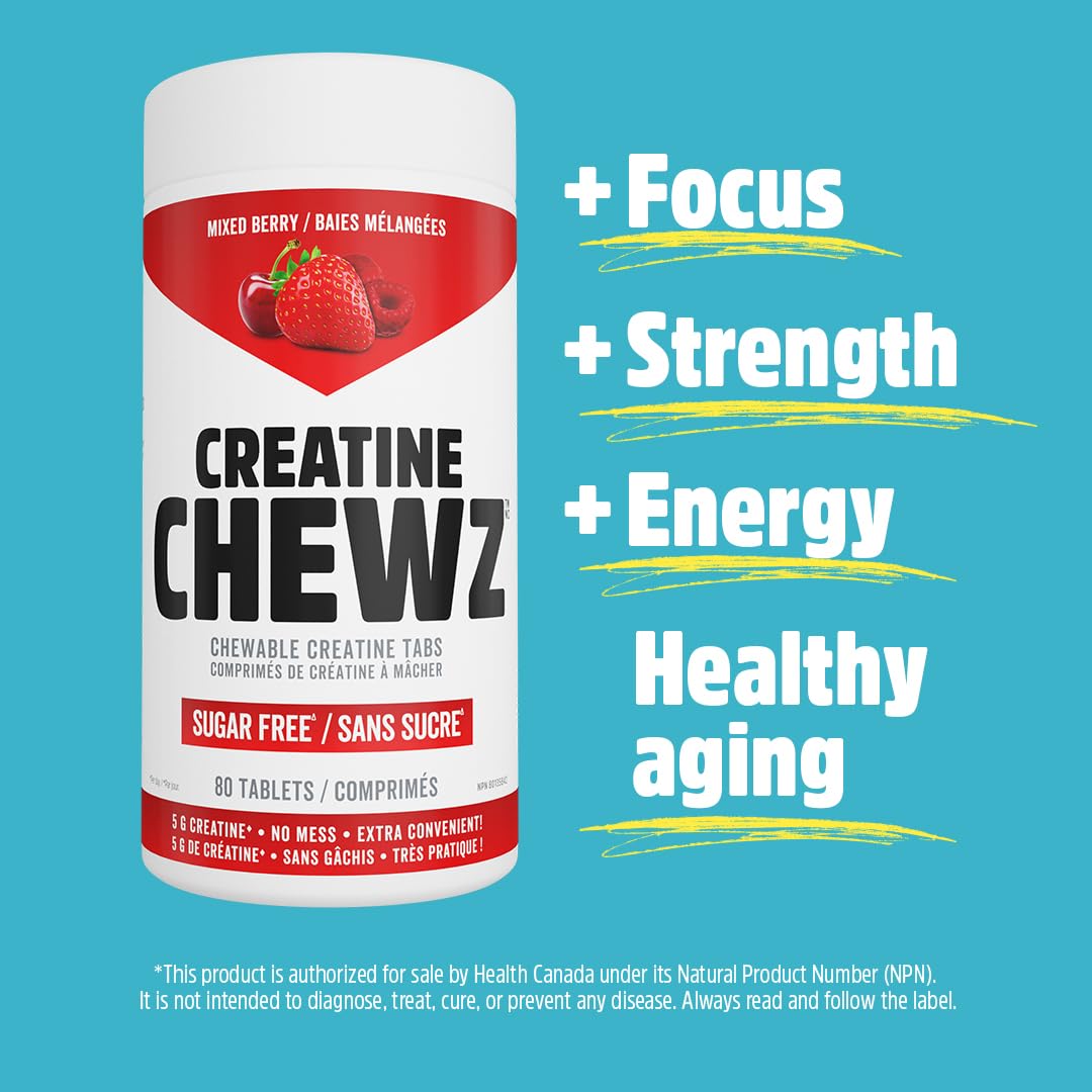 PVL Creatine Chewz Chewable 80 Tablets