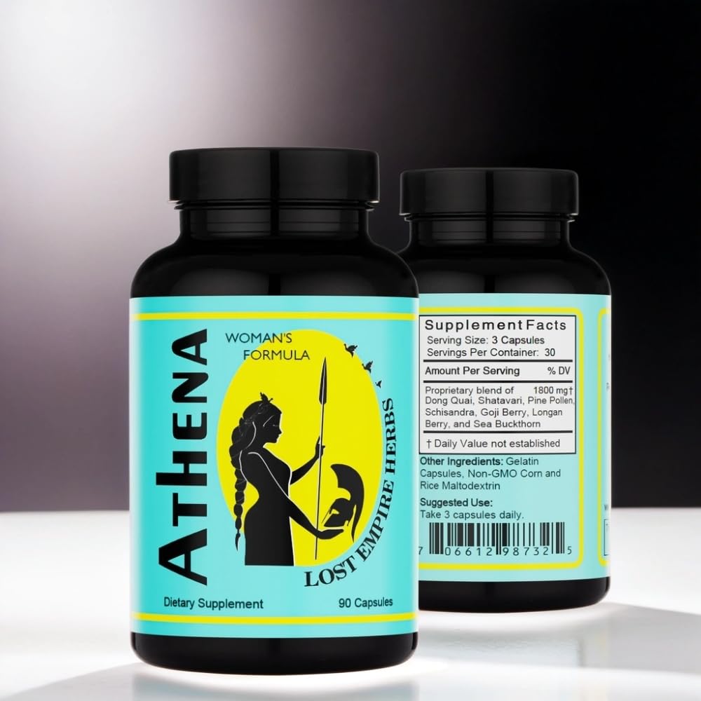 Lost Empire Herbs Athena Woman’s Formula Capsule 90 Count