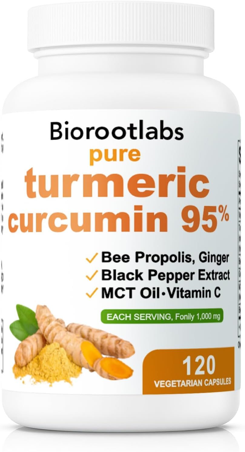 Awjsde Turmeric Curcumin Capsule 1000mg, 1 Count