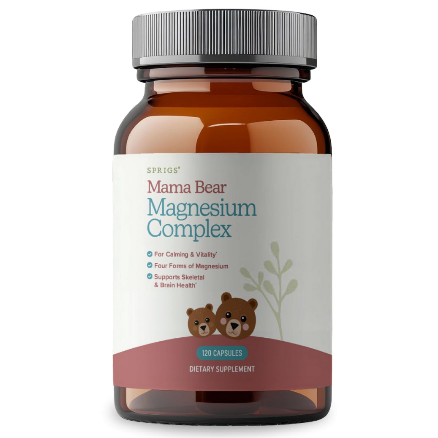 SPRIGS Mama Bear Magnesium Complex Supplement Capsules, 1 Count
